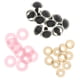 thumbnail image 4 of Ojos de juguete de seguridad de plástico de 10 piezas + no tejidos con purpurina + arandela 20 mm rosa, 4 of 5