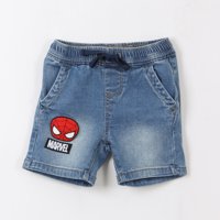 Short Niño Denim Azul Spidey Marvel