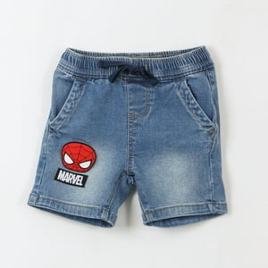 Short Niño Denim Azul Spidey Marvel