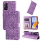 thumbnail image 3 of Funda tipo cartera FOXDOCK para Xiaomi Redmi Note 11 Pro 4G/5G , diseño girasol en relieve, cuero PU, cierre magnético, soporte y tarjetero, 3 of 5