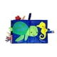 thumbnail image 4 of Libro De Tela Suave, Mordedores De Papel Con Sonido, Tema Animal Para Asiento De Coche, Juguete De Aprendizaje, Ballena, 4 of 5