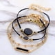 thumbnail image 3 of 1pc Round Pointer Quartz Watch & 4pcs Bracelet, 3 of 5