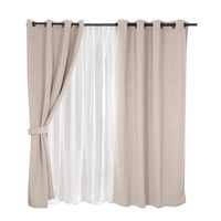 Mashini - Set Cortina Jqd 8Pzas Arg. 140X220 Arena Valdivia