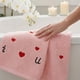 thumbnail image 2 of REGALWOVEN Toallas de Mano de Algodón para San Valentín, Patrón de Corazón y Letras de Amor, Decorativas y Absorbentes para Baño, Juego de 4 Piezas Rosadas, 2 of 7