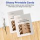 thumbnail image 2 of Tarjetas postales Avery 8383, imprimibles, 10,8 x 14 cm, color blanco brillante, 100 unidades, 2 of 8