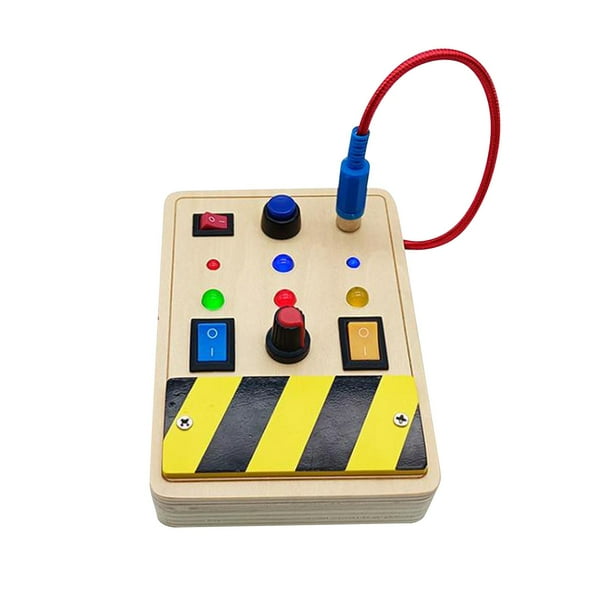 Montessori de madera para niños pequeños, tablero ocupado, juguetes sensoriales, juguete de desarrollo, juguete Montessori, tablero ocupado para niños