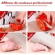 thumbnail image 5 of Afilador de cocina profesional 2 en 1, manual, para cuchillos de acero inoxidable y cerámica de todos los tamaños, base antideslizante negra., 5 of 7