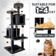 thumbnail image 2 of Condominio en torre Cat Tree TSCOMON de 148,59 cm con cueva giratoria para gatos, 2 of 3