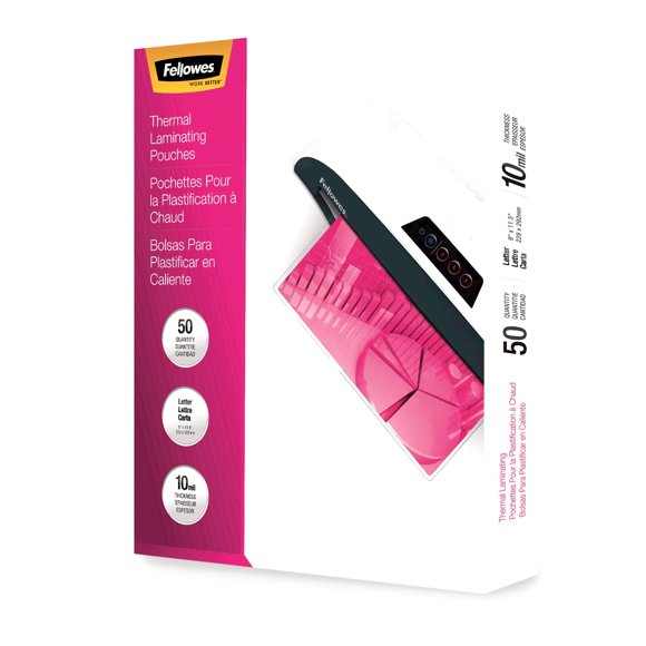 Fundas para Laminado Fellowes 52042 Carta 10 mil 50 unidades