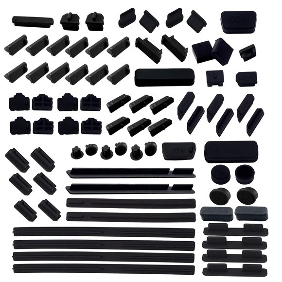 Tapones antipolvo de puerto, 80 piezas, para computadora portátil, placa base