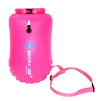 Ioensy - Bolsa Seca Para Boya De Natación, Boya De Natación Engrosada Para Entrenamiento De Natación, Kayak, Pesca, Color Rojo Rosa