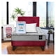 thumbnail image 1 of Combo Cama Cannon 1 1/2 Plaza Textil + Respaldo Tela Burdeo, 1 of 8