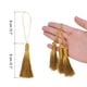 thumbnail image 2 of Mini Silky Bookmark Tassels Uxcell Oro, 2 of 3
