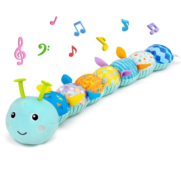 Animal de peluche musical Tummy Time Toy Topsochir, oruga