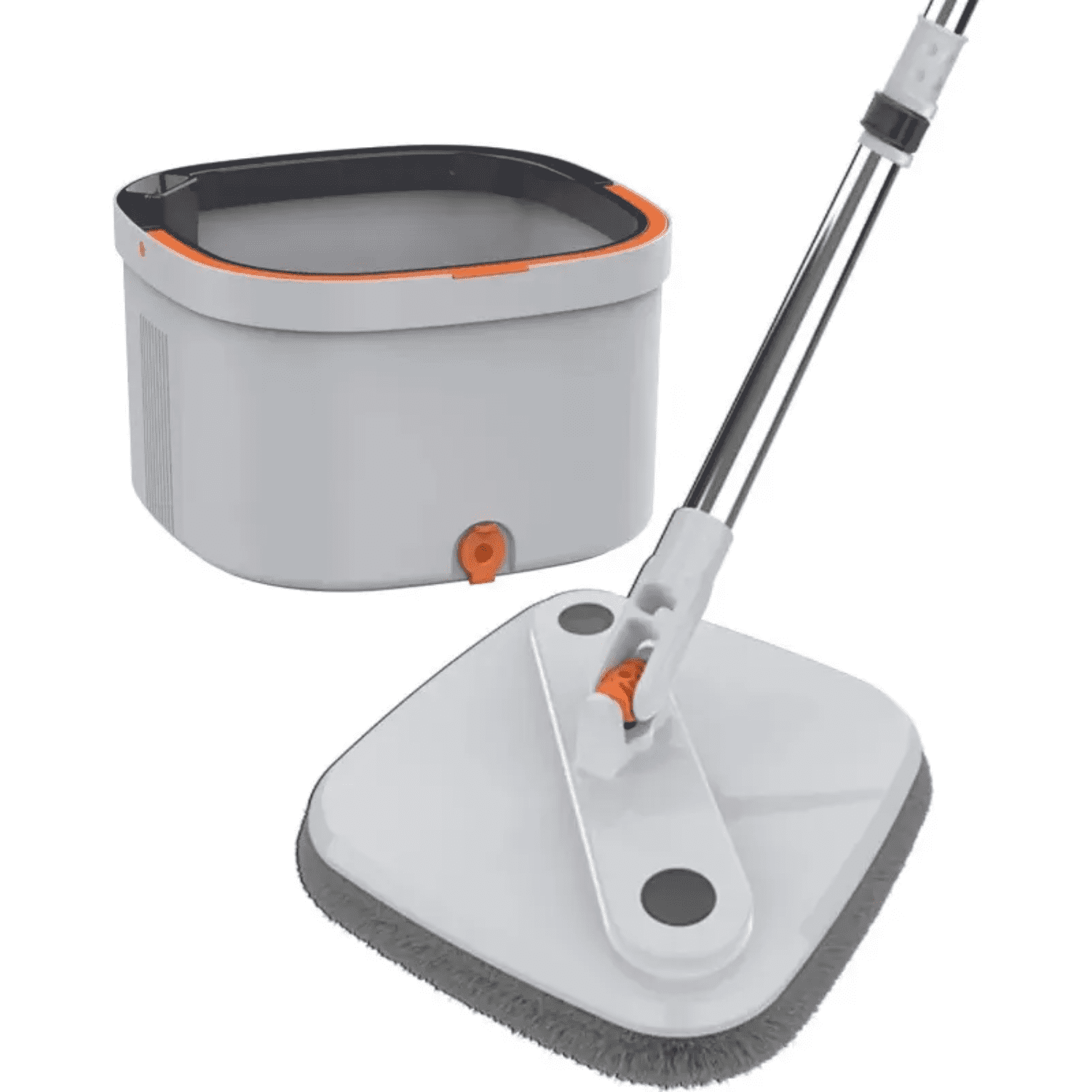 Genérico - Trapeador Mopa 360 Con Balde Giratorio Centrifugo Microfibra