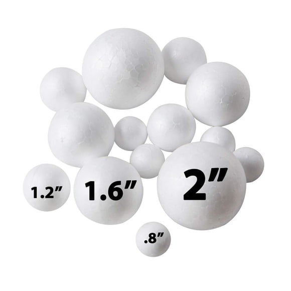 Bolas De Espuma Paquete De 240 Unidades Para Proyectos De Manualidades