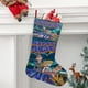 thumbnail image 2 of Inspector Gadget Tema: Calcetines de Navidad, fino lino blanco para colgar en escaleras y chimenea, decoración navideña para el hogar, regalo de Navidad.54cm×38cm, 2 of 5