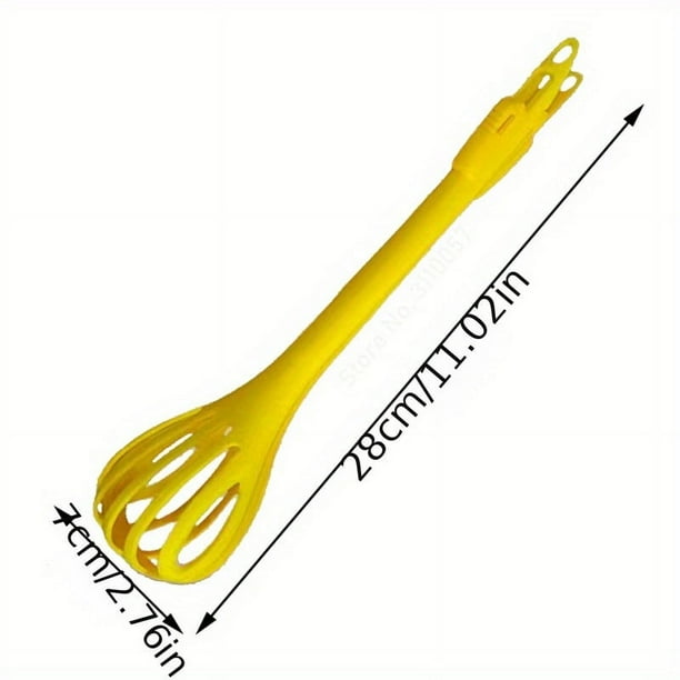 1pc Multifunctional 3 In 1 Egg Beater Milk Mixer Pasta Noodle Tongs Manual Food Clip Egg White Separation Baking Tool Cream Mixer Salad Tool Kitchen Gadgets 11.02in×2.76in