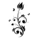 thumbnail image 1 of Decomural Tulip Flower Floral Butterfly WS-18214, 1 of 2