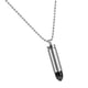 thumbnail image 1 of Colgante De Acero Inoxidable Cremación Ceniza Urna Collar Cadena De Cuentas Negro, 1 of 3
