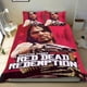 thumbnail image 1 of Red Dead Redemption Conjunto de sábanas temático, trío de piezas, cómodo y amigable con la piel, diseño único, regalo de decoración para el hogar para familiares, amigos y fans, 90 cm * 190 cm, 1 of 6