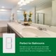 thumbnail image 3 of Lutron Maestro LED+ Interruptor Dimmer y Temporizador Dual | Bombillas LED de 75 W / Ventiladores de 2,5 A, Unipolar, MACL-L3T51-WH-2, Blanco, Pack de 2, 3 of 7