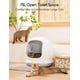 thumbnail image 2 of Caja de arena autolimpiante para gatos MeoWant de 75 litros para varios gatos, color gris, 2 of 7
