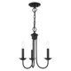 thumbnail image 1 of Livex Lighting 42683-04 Lámpara de techo de 3 luces, negra, 1 of 9