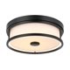 thumbnail image 3 of Luminaria Living District Kolson LED de 30 cm, montaje empotrado, color negro, 3 of 8