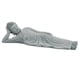 thumbnail image 5 of Estatua tradicional de Buda durmiente, figuras de meditación, escultura de piedra tallada a mano para oficina, patio trasero, inauguración de, 5 of 5