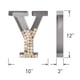 thumbnail image 5 of Soporte de corcho para vino HouseVines, metal, con monograma y letras, decoración artística, 5 of 7