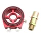 thumbnail image 1 of Filtro De Aceite Sandwich Gauge Sandwich Plate Adapter Reemplazo Aluminio Rojo, 1 of 5