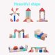 thumbnail image 3 of Juego de paraguas City Building Blocks, 115 piezas, con rompecabezas y bolsa, 3 of 8