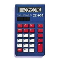 Calculadora Solar Ti108 Individual 108/Bk/D De Texas Instruments