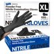 thumbnail image 1 of Guantes de nitrilo para exámenes Supmedic Medical, negros, 3,5 mil, 100 unidades, 1 of 9