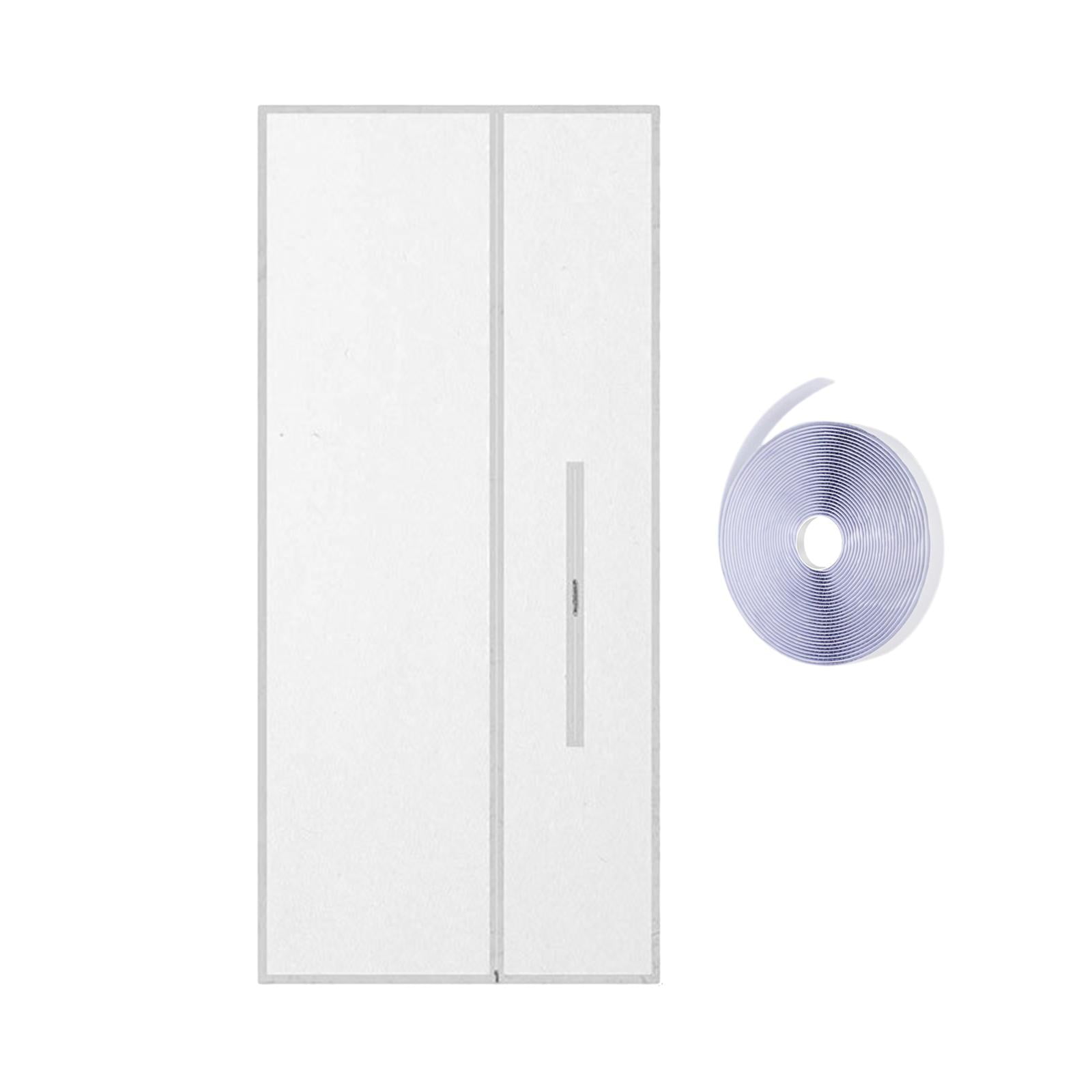 Magideal - Sello De Puerta Con Pantalla De Cremallera Para Aire Acondicionado Portátil, Paño De Sellado De Ventanas De Aire Acondicionado Móvil Fácil De Instalar