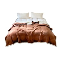 Todo Para El Hogar - Frazada Otoño Invierno Con Chiporro 1.5 Plaza Café