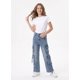 thumbnail image 1 of Pantalon Cargo Niña Jeans Holgado Estilo Urbano Y2k, 1 of 3