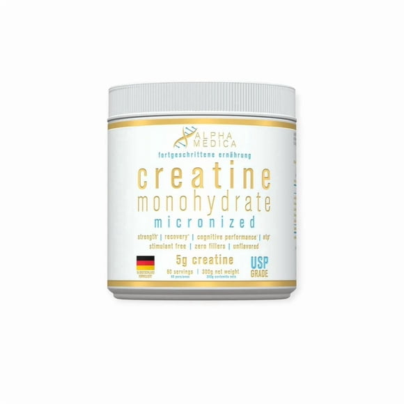 Creatina Monohidratada 300Gr 60Sv Sin Sabor