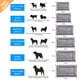 thumbnail image 2 of Almohadilla de cama para perros extragrandes VERZEY, color gris, 122 x 76 cm, 2 of 6