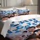 thumbnail image 1 of 3pcs Team Migajas Printed Duvet Cover Set Machine Washable And Easy to Care For, 1 of 1