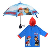 Nickelodeon - Set Impermeable Niño Paw Patrol Azul, Small 2-3