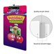 thumbnail image 3 of VeggieTales en Casa Portapapeles de acrílico A4, tamaño carta estándar, carpeta con clip 31.8x 21.5CM para estudiantes, profesores y oficina, 3 of 6