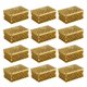 thumbnail image 3 of 12 Piezas De Lujo En Forma De Cuadrícula Candy Sweet Box Wedding Party Favors Gold, 3 of 5