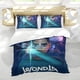 thumbnail image 5 of WondLa Conjunto de sábanas temático, trío de piezas, cómodo y amigable con la piel, diseño único, regalo de decoración para el hogar para familiares, amigos y fans,140cm *210cm, 5 of 6