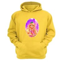 Genérico - Polerón Canguro Rapunzel Amarillo Talla S Unisex