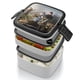 thumbnail image 4 of Medieval Fiambrera de Doble Capa, Contenedor de Almuerzo Portátil Apilable, Almacenamiento de Alimentos Hermético a Prueba de Fugas, 1000ml, 4 of 6