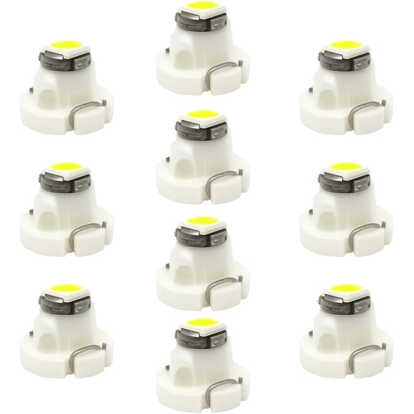 Lámparas LED T3 WLJH 10x 3030 SMD 8 mm 12V Blancas