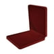 thumbnail image 3 of Caja De Almacenamiento Para Collares, Vitrina Para Guardar Joyas, Para El Hogar, Escritorio, Aniversario, Color Burdeos, 3 of 3