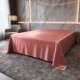 thumbnail image 1 of REGALWOVEN Sábana de Gasa de Microfibra, Sábana Plana, Ropa de Cama para Dormitorio Rosa 90x102in, 1 of 5